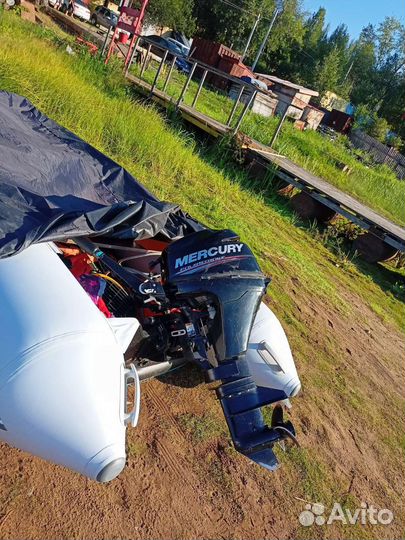 Лодка пвх нднд 350 Gladiator и мотор Mercury 8