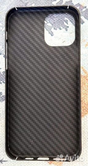 Карбоновый чехол iPhone 12 pro