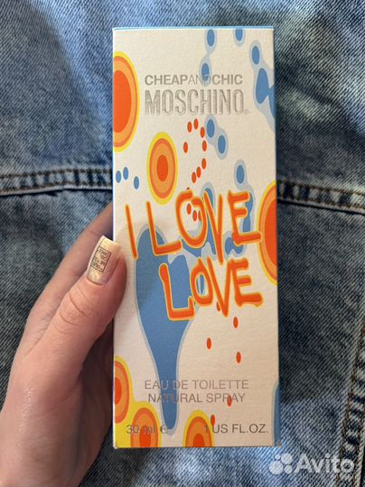 Туалетная вода moschino cheap AND chic