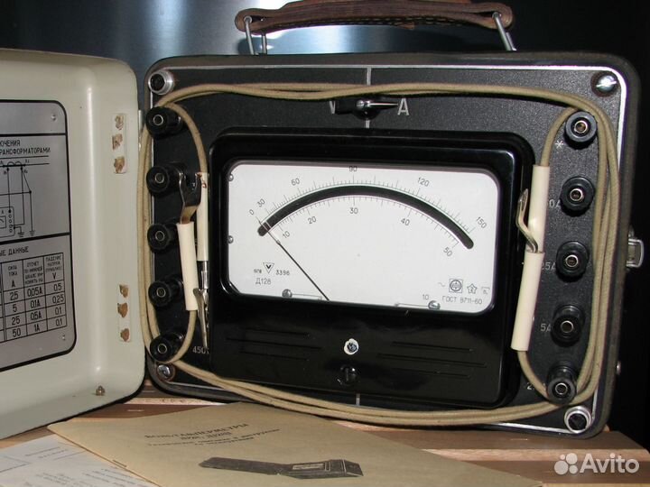 Вольтамперметр Д128 Военный СССР 1978 год Новый