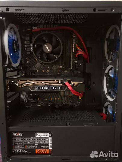 Игровой пк Ryzen/1660s/ssd480гб