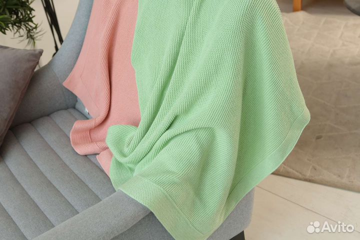 Плед детский вязаный х/б Toucan