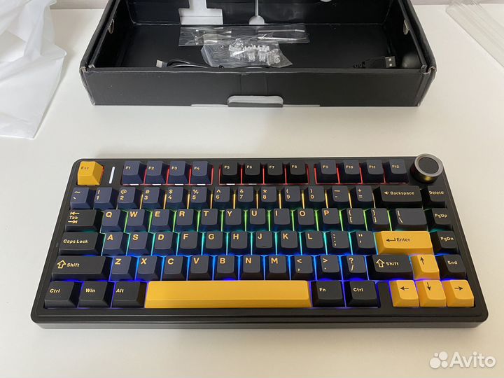 Игровая клавиатура aula f75 f87 pro новая