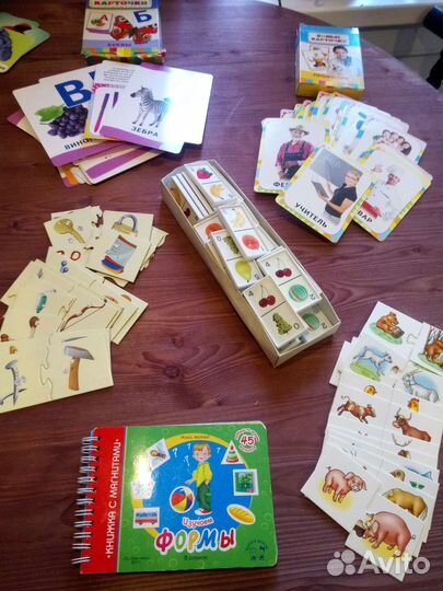 Развивающие карточки для деток