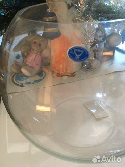 Ваза шар (стеклянная)