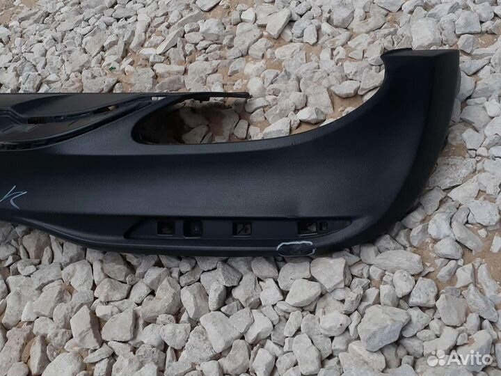 Юбка бампера заднего Mercedes GLE W166 AMG 2015