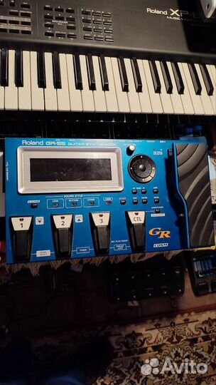 Гитарный синтезатор Roland gr-55 с датчиком Gk-3