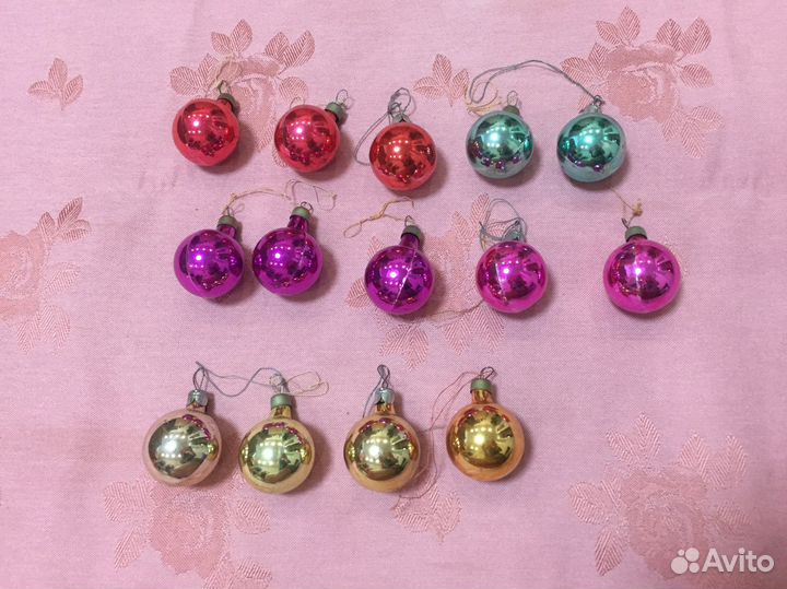 Елочные игрушки (девочки, животные и пр.) СССР б/у