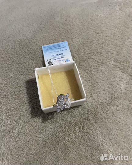 Кольцо серебряное