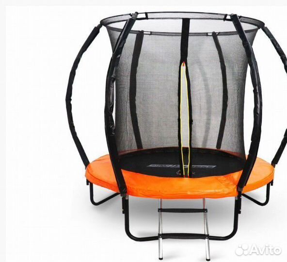 Батут global SLF 6 футов с внутренней сеткой и лес
