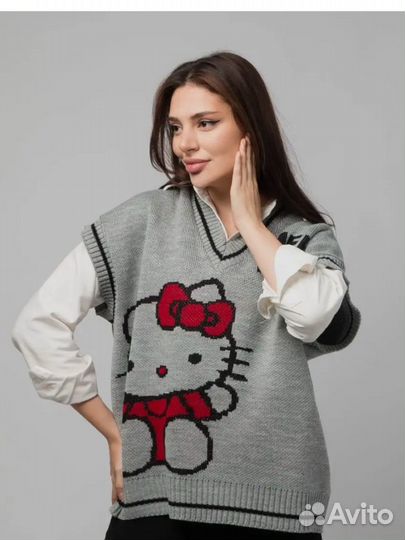 Жилет новый 42-48 Hello Kitty