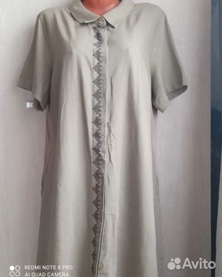 Платья лен. 52