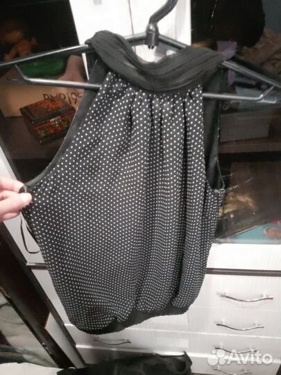 Блузка без рукавов xs-s