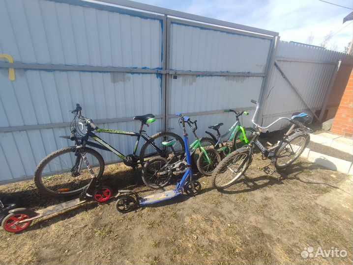 Детский и взрослый велосипед бу