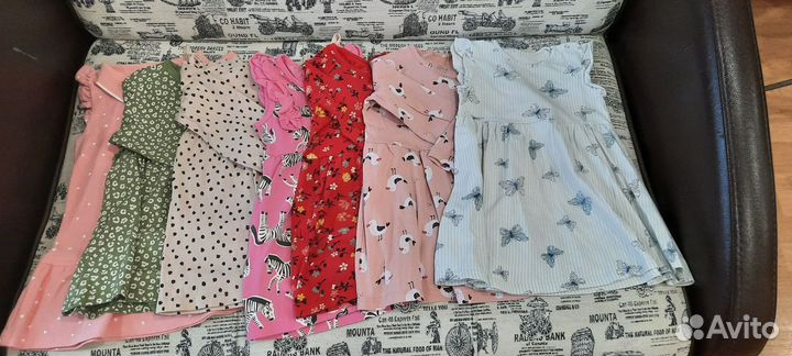 Вещи пакетом для девочки 86 92