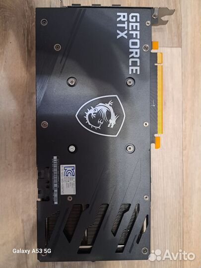 Видеокарта MSI GeForce RTX 3060 gaming X 12G