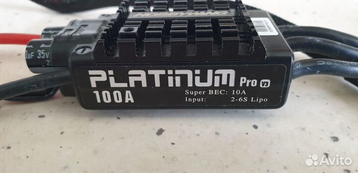 Регулятор hobbywing platinum pro v3 100a c bec 10a