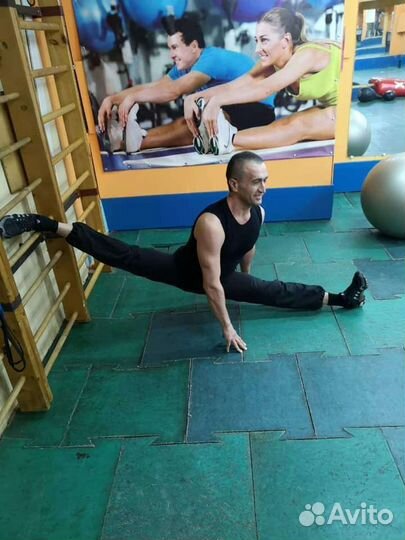 Тренер по растяжке+шпагаты+з-я спина,Фейсбилдинг