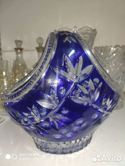 Хрустальная конфетницы СССР