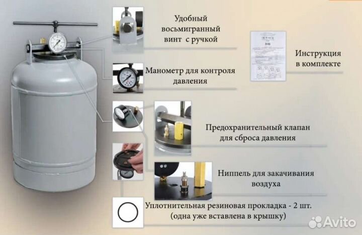 Белорусский автоклав 24 литра