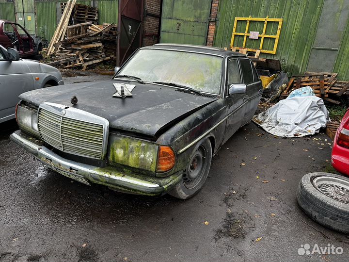 Разбор Mercedes W123 2.4 d, МКПП, 1984 г.в