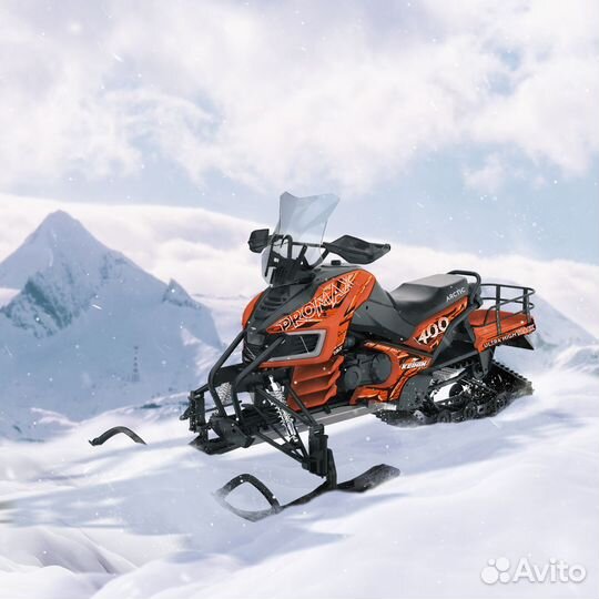 Снегоход promax arctic 400 PRO оранжнвый
