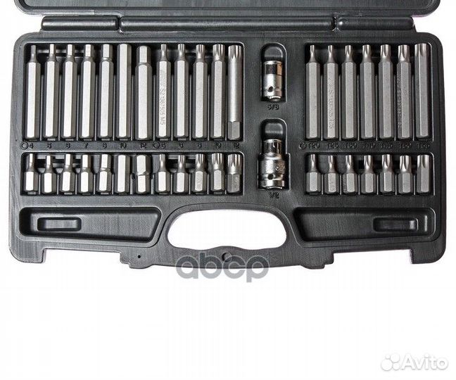Набор бит torx, HEX, spline с адаптерами 3/8