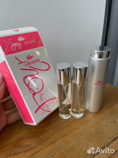 Парфюмерия lacoste joy of pink