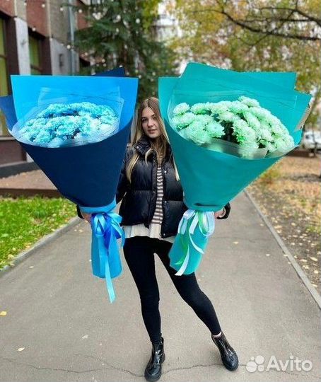 Гигантские Букеты из Хризантем. Доставка Цветов