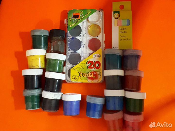 Мозаика Краски Мелки Бисер паетки