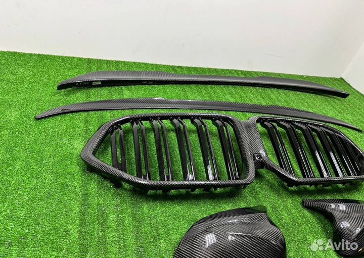 Спойлер ноздри зеркала Карбон BMW G06 F96