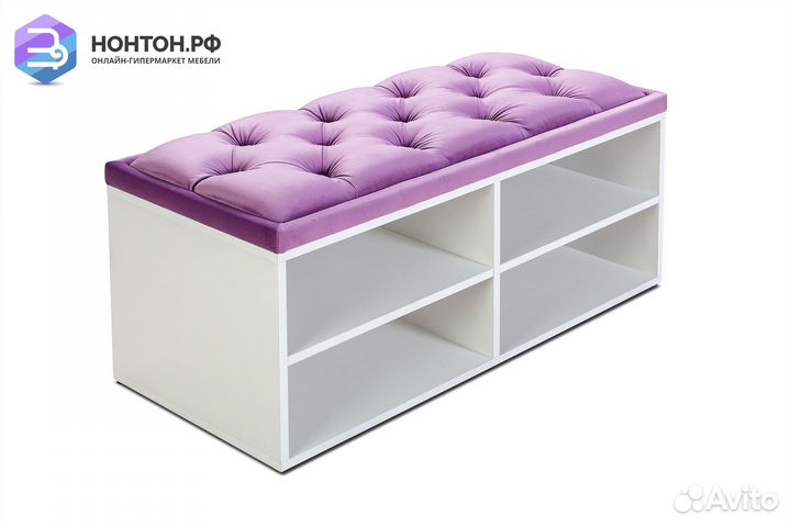 Банкетка Хельги 100 ультра-розовая