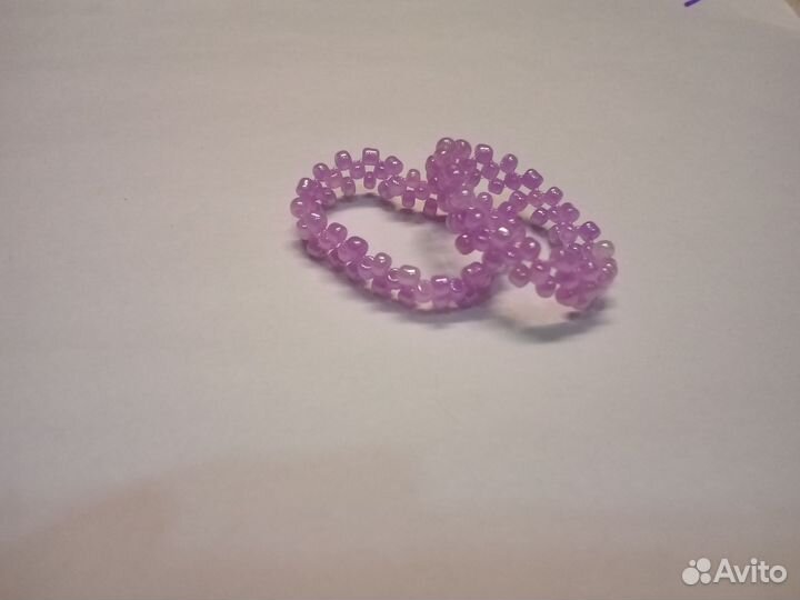 Парные кольца из бисера