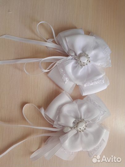 Банты белые для девочки