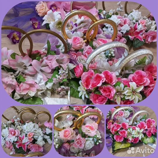 Свадебные украшения на автомобили