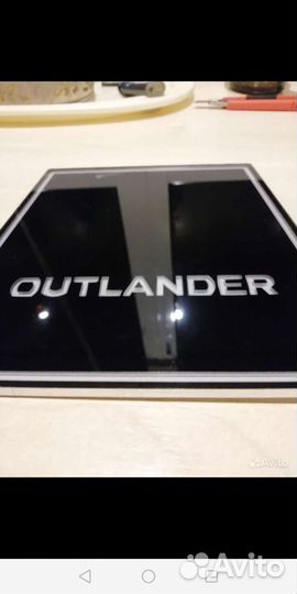 Подсветка ниши климата Mitsubishi outlander xl