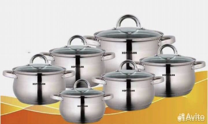 Качественный набор кастрюль 6 шт