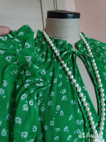 Шифоновое платье 60-64