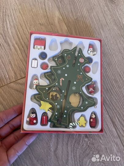 Игрушка Елочка сувенир новогодний Ель на подставке