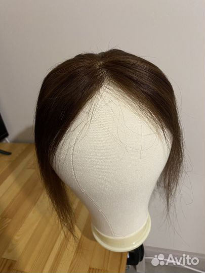 Накладка на сетке из натуральных волос / парик