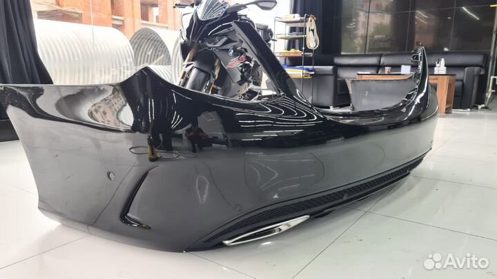 Бампер задний W205 Mercedes Benz