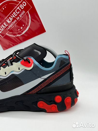 Nike React Element 87 Solar Red