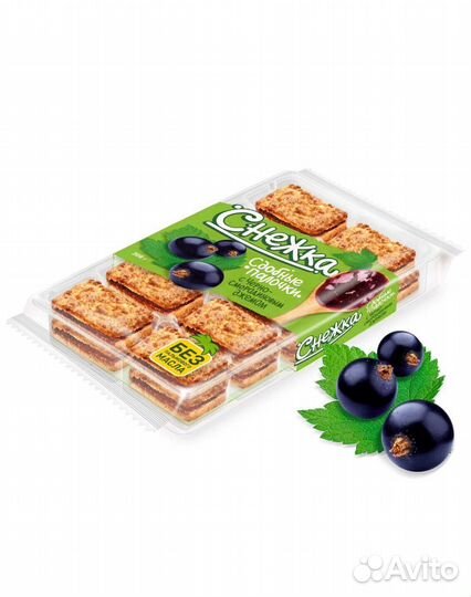 Сдобные палочки Снежка с Черной смородиной 308г