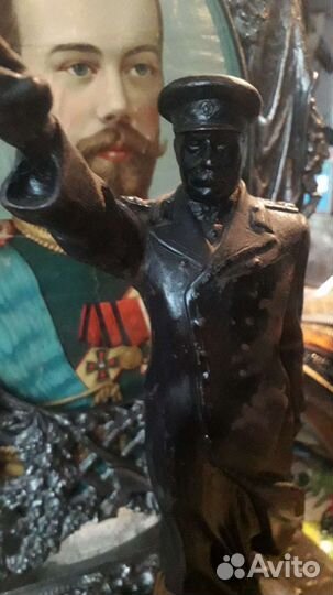 Барельеф сталина чугун