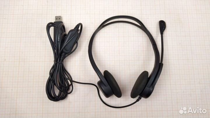Стереогарнитура Logitech PC Headset 960 USB, б/у