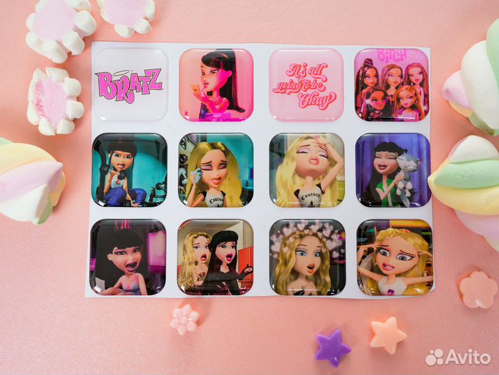 3D Стикеры оптом с любыми дизайнами