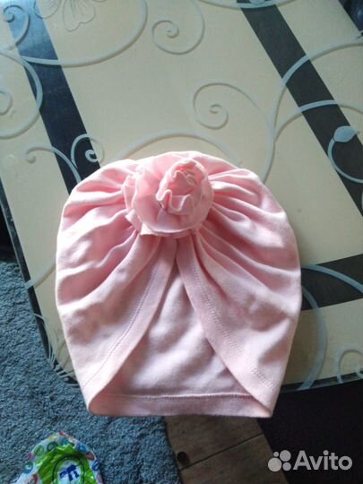 Шапка тюрбан для девочки