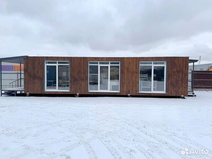 Модульный дом из морских контейнеров под ключ