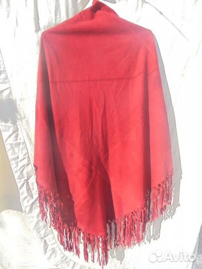 Шаль Италия кожа натур (спилок) 180х90 см