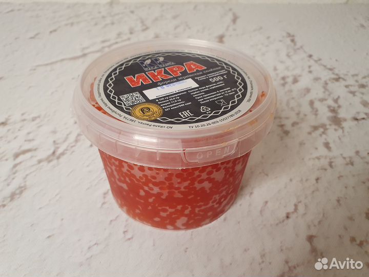 Красная икра форели